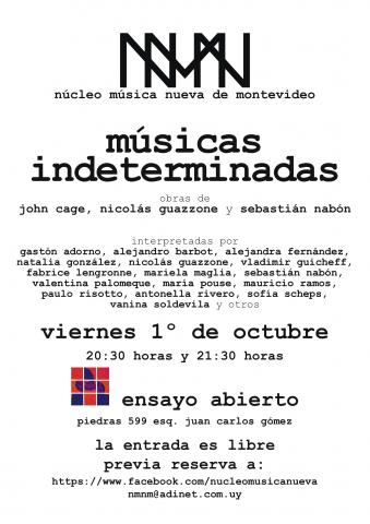 Afiche del concierto